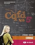 CQFD Maths 5e (4 p�r./sem.) - Corrig�