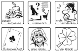 Elbi Lehrerstempel zur Motivation und Bewertung | Stempelset, Bildstempel, Holzstempel, Heftstempel