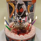★仮面ライダーフォーゼ・キャラデコ・ストロベリー生クリーム苺デコレーションケーキ５号スライス苺2段サンド(バースデーオーナメント・キャンドル６本付き）