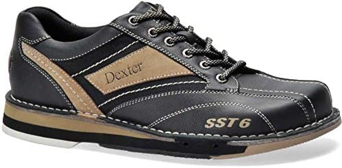 Dexter Men's SST 6 LZ Bowling Shoes, Black/Stone, 13