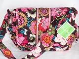 Vera Bradley Lindsay Bag Purse Handbag Mod Floral Pink