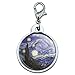 Chrome Plated Metal Small Pet ID Dog Cat Tag Art Paintings - Starry Night Vincent Van Gogh
