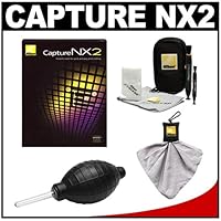 Nikon Capture NX2 Photo Editing Software (CD-ROM) + Nikon Pro Cleaning Kit and Spudz + Blower for D3s, D3x, D3, D700, D300s, D300, D60, D40, D3000, D3100, D5000, D5100, D7000 and D90 Digital SLR Cameras