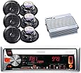 New KMR-D558BT Kenwood Pandora iPod CD USB Radio & 6 Marine Speakers w/400W Amp