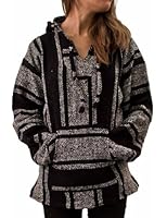 Classic Mexican Baja Pullover Hoodie, Unisex