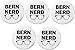 QTY 5 Bern Nerd (QTY 5 Bernie Sanders) 1.25â€ Pinback Buttons Pins