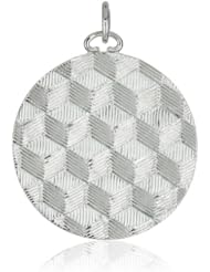 Monica Rich Kosann "Charmed Life" Signature 1" Round Honey Patterned Charm