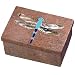 Dragonfly Keepsake Stone Desk Trinket Box Gift Ideas 