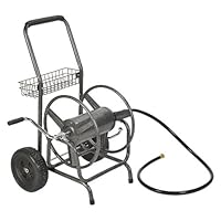 Tahoe 50204210 Compact 150 ft Outdoor Garden Water Hose Reel Cart