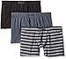 Perry Ellis Men's 3-Pack Stripe/Solid Boxer Brief