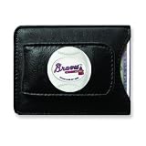 MLB Atlanta Braves Leather Money Clip & Card Holder