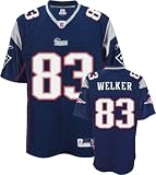 Wes Welker Reebok NFL Navy Premier New England Patriots Jersey Large