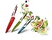 Kitchen Knives with Sheaths - Quality Kitchen Knife Set - Paring, Utility, Chef Knife - Non-Stick Coating for Easy Cutting and Cleaning - Colored Extra Sharp Stainless Steel Blades - Non-Slip Handles