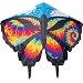 Butterfly Kite, Tie Dye, 52" x 37"