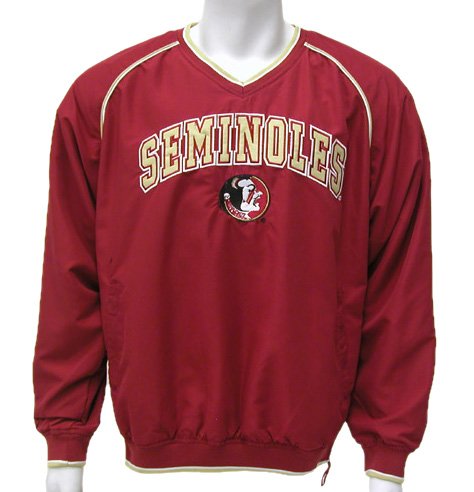 Buy Florida State Seminoles Mens Stratus Pullover Jacket by Colosseum Athletics