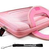 IMAGE OF Sony DVP-FX730 7-Inch Portable DVD Player Kroo 11273 Cube Case (Pink) + Includes a Determination Hand Strap