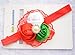 Qandsweet Baby Girl's Beautiful Rose Flower Hairbands (5pack)