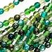 Czech Glass Druk Round 6mm Ever Green Mix (50 Beads)