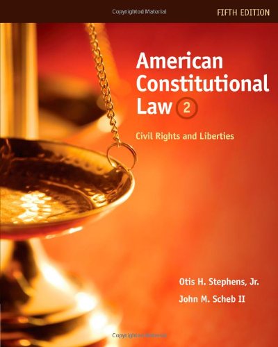 american constitutional law civil rights and liberties volume ii