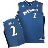 adidas Washington Wizards John Wall New Replica Road Jersey