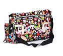 Childrens Messenger Style Bag - colourful waterproof bag with  matching zipped Purse