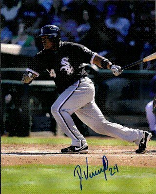 Autographed/Hand Signed 8x10 Photo Dayan Viciedo Chicago White Sox
