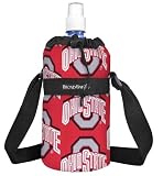 OSU Buckeyes Water Bottle Holder Ohio State Sport Bottles - GIFT IDEA for Fitness Golf Golfers Soccer Workout Gifts and Gift Ideas For Him Her Athletes Man Men, Women, Ladies Alumni Runners Joggers