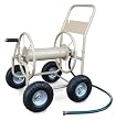 Liberty Garden Products 870-M1-2 Industrial 300 - 4 Wheel Garden Hose Reel Cart - Tan