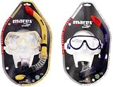Mares High Quality Silicone Snorkeling Set - Size: Junior (Blue)