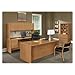 Hon Bridge U-shaped Workstation, 42 by 24 by 29-1/2-Inch, Harvest