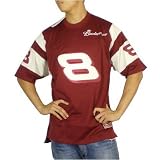 Men's#8 Dale Earnhardt Jr.Budweiser Nascar Driver's Lane Racing Jersey by Chase Authentics.All letters and logo are fully embroidered (not printed) on this football style short sleeve top.Very high quality,high thread count,fabric:55% polyester,45% cotton
