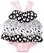 Mud Pie Baby-Girls Newborn Polka Dot Ruffle Bubble