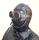 Produkt-Bild: DSE - Latex Maske mit Latexbrille, schwarz