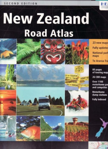 City Travel Guides Discounted  Books : New Zealand Road Spiral Atlas, 2nd Ed.