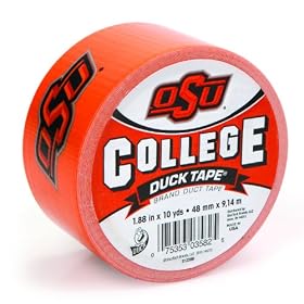 Duck Brand 240063 1.88-Inch x 10 -Yard Oklahoma State University OSU College Logo Duck Tape
