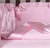 JoJo Designs 9-Piece Baby Crib Bedding Set - Pink Chenille and Satin