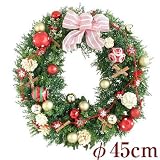 【クリスマスリース】 デンドロンリース φ45cm