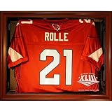 Caseworks Arizona Cardinals Super Bowl XLIII Brown Removable Face Jersey Display Case