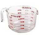 Pyrex Prepware 2-Quart Measuring Cup, Clear with Red Measurements