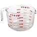 Pyrex Prepware 2-Quart Measuring Cup, Clear with Red Measurements