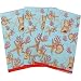 Seashells Design Print Guest Towels or Buffet Napkins, Pack of 15