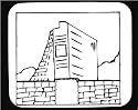 Decorated Mouse Pad with "black and white", Caribbean, construction, structure, Cuba, building
