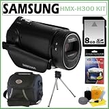 Samsung HMX-H300 with 30x Zoom Full HD Digital Camcorder in Black + 8GB Accessory Kit