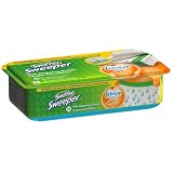 Swiffer Sweeper Wet Mopping Cloths Febreze Fresh Scent Citrus & Light,  24-Count Tubs (Pack of 6)