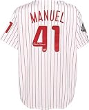 Charlie Manuel Philadelphia Phillies 2008 World Series Champions Autographed Replica Jersey with WS Patch
