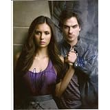 Nina Dobrev Ian Somerhalder Signed the Vampire Diaries Photo