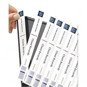 Avery Dennison Binder Spine Inserts - 1.5 - 25 Inserts - Spine Insert - White by