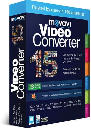 Movavi Software MVC15PE-ESD Movavi Video Converter Is An Indispensable Addition To Any Media Library