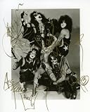 Kiss Rare Autographed Signed 8x10 Photo COA