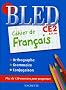 Cahier de fran�ais CE2